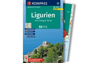 Wanderführer KOMPASS Wanderführer 5937, Ligurien mit Cinque Terre, 50 Touren mit Extra-Tourenkarte Kompass-Karten GmbH