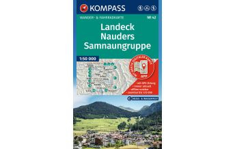 Hiking Maps Switzerland Kompass-Karte 42, Landeck, Nauders, Samnaungruppe 1:50.000 Kompass-Karten GmbH
