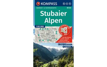 Hiking Maps Tyrol Kompass-Karte 83, Stubaier Alpen 1:50.000 Kompass-Karten GmbH
