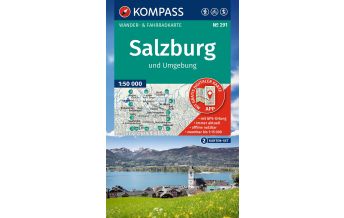 Wanderkarten Salzkammergut Kompass-Kartenset 291, Salzburg und Umgebung 1:50.000 KOMPASS freytag & berndt