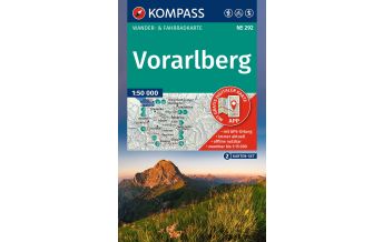 Wanderkarten Schweiz & FL Kompass-Kartenset 292, Vorarlberg 1:50.000 KOMPASS freytag & berndt
