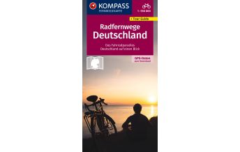 Radkarten Deutschland KOMPASS Radfernwegekarte Radfernwege Deutschland 1:550.000 KOMPASS freytag & berndt