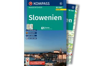 Wanderführer Kompass Wanderführer 5967, Slowenien KOMPASS freytag & berndt