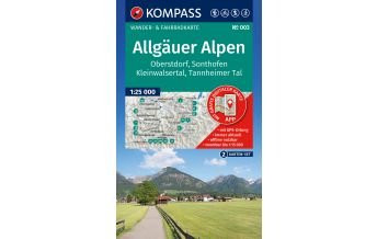 Wanderkarten Tirol Kompass-Kartenset 003, Allgäuer Alpen 1:25.000 Kompass-Karten GmbH