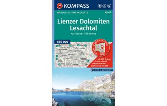 KOMPASS Wanderkarte 47 Lienzer Dolomiten, Lesachtal, Karnischer Höhenweg 1:50.000 KOMPASS freytag & berndt