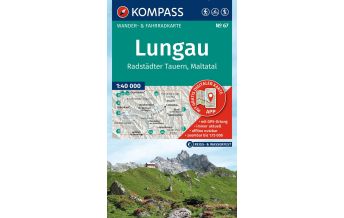 KOMPASS Wanderkarte 67 Lungau, Radstädter Tauern, Maltatal 1:40.000 KOMPASS freytag & berndt