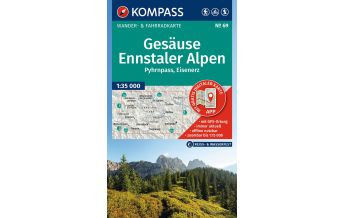 KOMPASS Wanderkarte 69 Gesäuse, Ennstaler Alpen, Pyhrnpass, Eisenerz 1:35.000 KOMPASS freytag & berndt