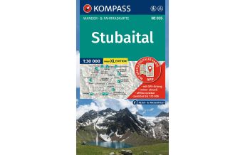 KOMPASS Wanderkarte 035 Stubaital 1:30.000 KOMPASS freytag & berndt