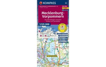 Cycling Maps Germany KOMPASS Großraum Fahrradkarte 3702, Mecklenburg-Vorpommern 1:125.000 Kompass-Karten GmbH
