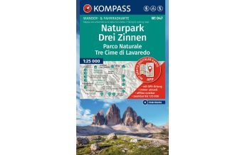 KOMPASS Wanderkarte 047 Naturpark Drei Zinnen, Parco Naturale Tre Cime di Lavaredo 1:25.000 KOMPASS freytag & berndt