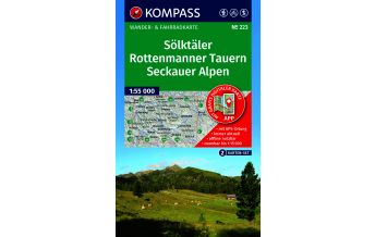 KOMPASS Wanderkarten-Set 223 Sölktäler, Rottenmanner Tauern, Seckauer Alpen (2 Karten) 1:55.000 KOMPASS freytag & berndt