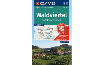 KOMPASS Wanderkarten-Set 203 Waldviertel, Kamptal, Wachau (2 Karten) 1:50.000 KOMPASS freytag & berndt