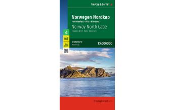 Straßenkarten Skandinavien Norwegen Nordkap, Straßenkarte 1:400.000, freytag & berndt KOMPASS freytag & berndt