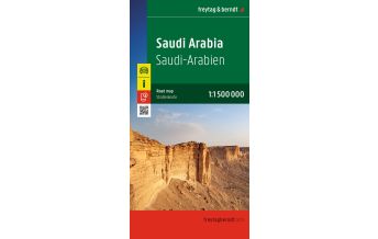 Straßenkarten Naher Osten Saudi-Arabien, Straßenkarte 1:1.500.000, freytag & berndt KOMPASS freytag & berndt