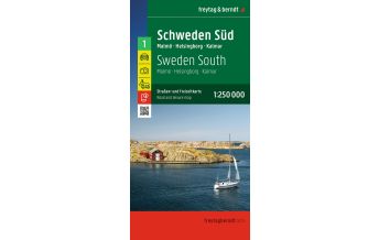 Straßenkarten Skandinavien freytag & berndt Straßenkarte Schweden Süd 1:250.000 KOMPASS freytag & berndt