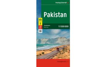 Straßenkarten Asien Pakistan, Autokarte 1:1.500.000, freytag & berndt KOMPASS freytag & berndt