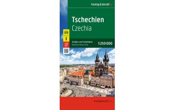 Road Maps Czech Republic Tschechische Republik, Straßenkarte 1:250.000, freytag & berndt KOMPASS freytag & berndt