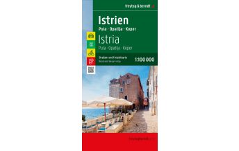 freytag & berndt Straßenkarte Istrien 1:100.000 KOMPASS freytag & berndt