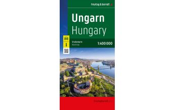 freytag & berndt Straßenkarte Ungarn 1:400.000 KOMPASS freytag & berndt