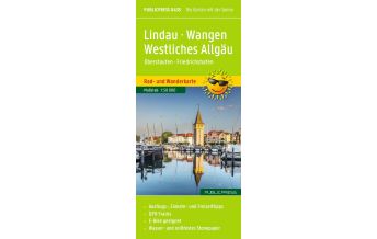 Hiking Maps Germany Publicpress Rad- und Wanderkarte Lindau, Wangen, Westliches Allgäu, Oberstaufen, Friedrichshafen 1:50.000 KOMPASS freytag & berndt