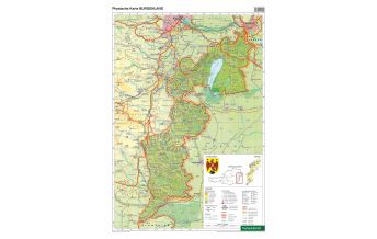 Hiking Maps f&b Schulhandkarte gefalzt - Burgenland 1:400.000 KOMPASS freytag & berndt