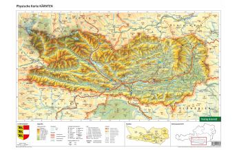 Wanderkarten f&b Schulhandkarte - Kärnten 1.350.000 KOMPASS freytag & berndt