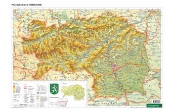 Hiking Maps f&b Schulhandkarte gefalzt - Steiermark 1:400.000 KOMPASS freytag & berndt
