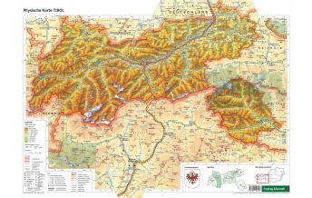 Hiking Maps f&b Schulhandkarte *GEFALZT* - Tirol 1:400.000 KOMPASS freytag & berndt