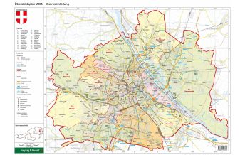 Hiking Maps f&b Schulhandkarte gefalzt - Wien 1:60.000 KOMPASS freytag & berndt
