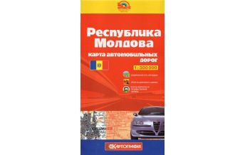 Straßenkarten Europa Kartohrafija Straßenkarte Moldawien 1:300.000 Kartohrafija Ukraine