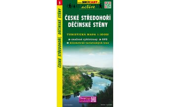 Wanderkarten Tschechien SHOcart-Wanderkarte 3, České Středohoří, Děčínsky Stěny 1:50.000 Shocart