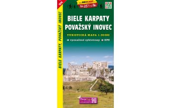 Wanderkarten Slowakei SHOcart Wanderkarte 1074, Biele Karpaty/Weiße Karpaten, Považský Inovec 1:50.000 Shocart