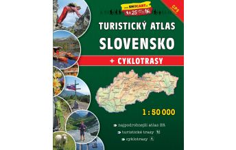 Touristische Wanderatlas Slowakei (1:50.000) Shocart