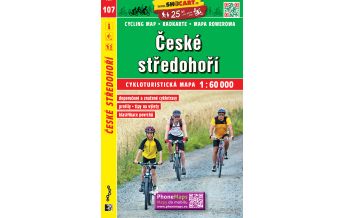 Radkarten Tschechien SHOcart Radkarte 107 Tschechien - Ceske stredohori 1:60.000 Shocart