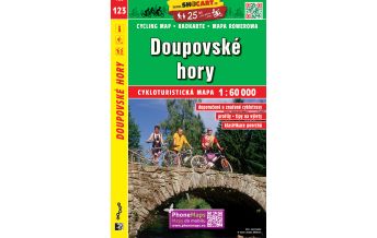 Cycling Maps Czech Republic SHOcart Cycling Map 123 - Doupovske hory 1:60.000 Shocart