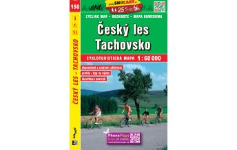 Radkarten Tschechien SHOcart Radkarte 130 Tschechien - Cesky Les, Tachovsko 1:60.000 Shocart