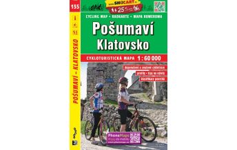 Radkarten Tschechien SHOCart Radkarte 135, Posumavi Klatovsko 1:60.000 Shocart