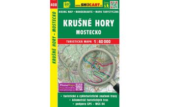 Wanderkarten Tschechien SHOcart-Wanderkarte 408, Krušné Hory/Erzgebirge, Mostecko 1:40.000 Shocart