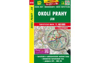Wanderkarten SHOCart 419, Okoli Prahy Jih 1:40.000 Shocart