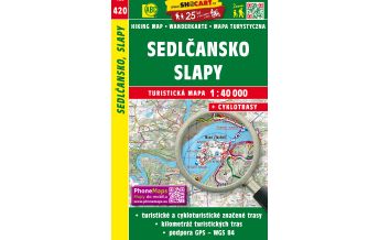 Wanderkarten SHOcart 420, Sedlcansko, Slapy 1:40.000 Shocart