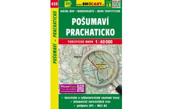 Hiking Maps Czech Republic SHOCart WK 439 Tschechien - Posumavi, Prachaticko 1:40.000 Shocart