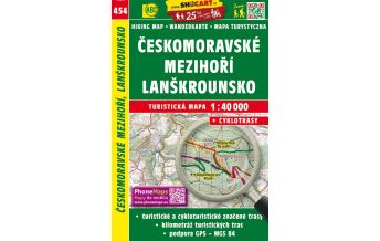 Wanderkarten Tschechien SHOCart WK 454 Tschechien - Ceskomoravske Mezihori Lanskrounsko 1:40.000 Shocart