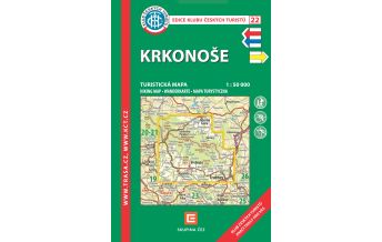 Wanderkarten Tschechien KTČ-Wanderkarte 22, Krkonose/Riesengebirge 1:50.000 Harmanec