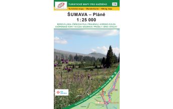 Wanderkarten Oberösterreich Geodézie-Karte 118, Šumava/Böhmerwald - Pláně 1:25.000 Geodézie