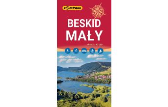 Hiking Maps Poland Compass Polen Mapa Turystyczna, Beskid Mały/Kleine Beskiden 1:40.000 Compass Polska