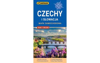 Road Maps Czech Republic Compass Polen Straßenkarte Czechy/Tschechien & Słowacja/Slowakei 1:500 000 Compass Polska