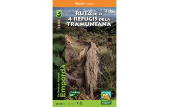 Hiking Maps Spain Ruta dels 4 refugis de la Tramuntana 1:25.000 Piolet