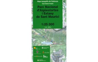 Wanderkarten Spanien ICGC Topografische Karte 42, Parc Nacional d'Aigüestortes i Estany de Sant Maurici 1:25.000 Institut Cartogràfic i Geològic de Catalunya
