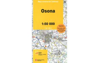 Wanderkarten Spanien Mapa comarcal de Catalunya 24, Osona 1:50.000 Institut Cartogràfic i Geològic de Catalunya