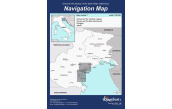 Seekarten Navigation Map 1, Venice and the Venetian Lagoon 1:35.000 Frangente 